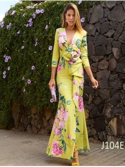 VESTIDO DE FIESTA AVERY ESTAMPADO