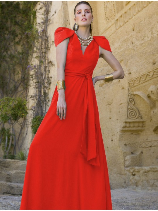 VESTIDO DE FIESTA OLIMARA LISO