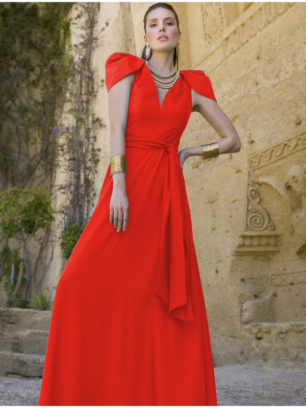 VESTIDO DE FIESTA OLIMARA LISO