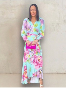 VESTIDO DE FIESTA BELMA ESTAMPADO