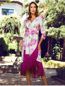 VESTIDO FLECOS ESTAMPADO NEW