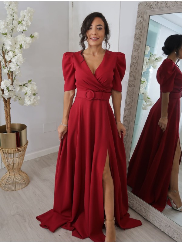 VESTIDO DE FIESTA ANALIA MANGA 3/4