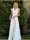 VESTIDO BRIDAL PLUMAS WHITE
