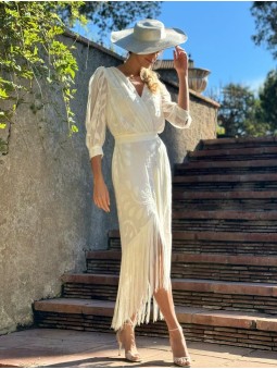 VESTIDO BRIDAL FLECOS