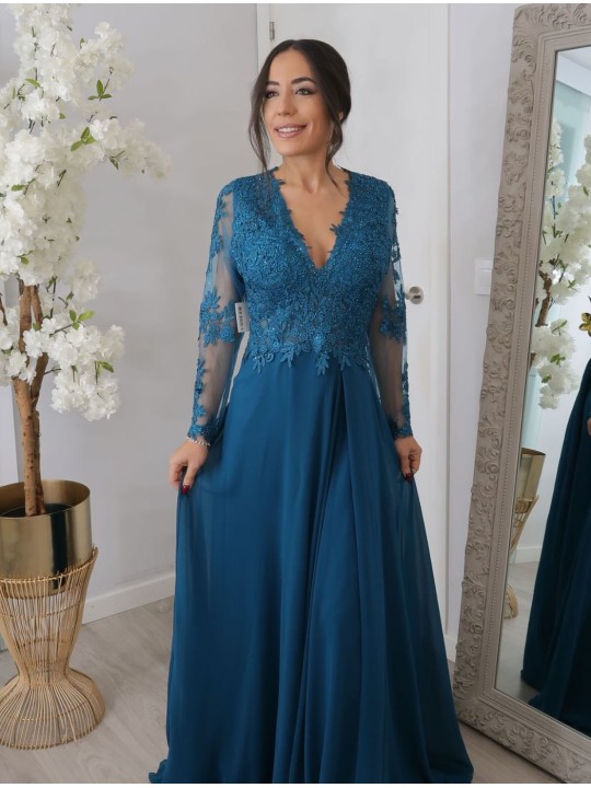 VESTIDO DE FIESTA CROACIA MANGA