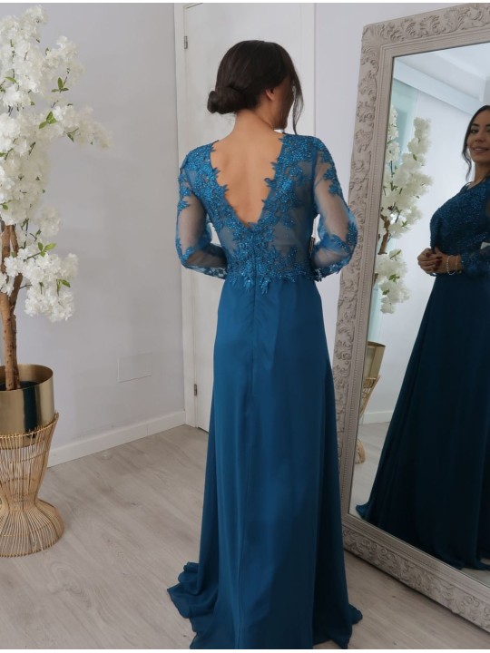 VESTIDO DE FIESTA CROACIA MANGA