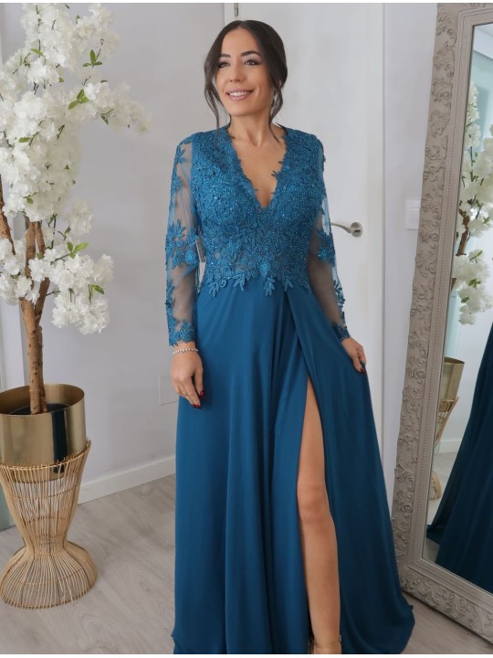 VESTIDO DE FIESTA CROACIA MANGA