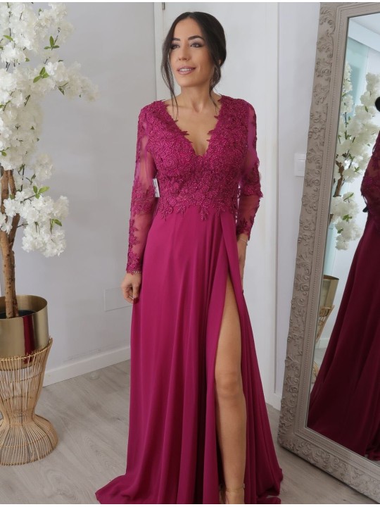 VESTIDO DE FIESTA CROACIA MANGA