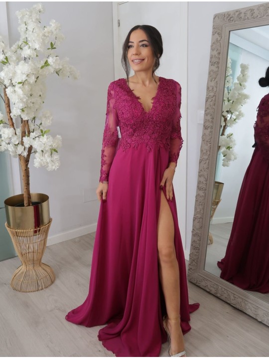 VESTIDO DE FIESTA CROACIA MANGA