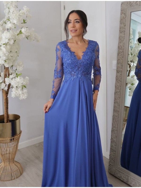 VESTIDO DE FIESTA CROACIA MANGA