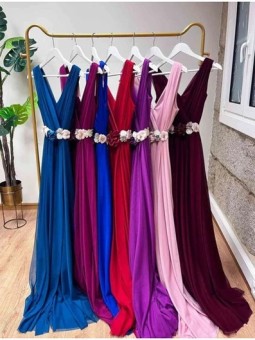 VESTIDO LARGO SANTORINI