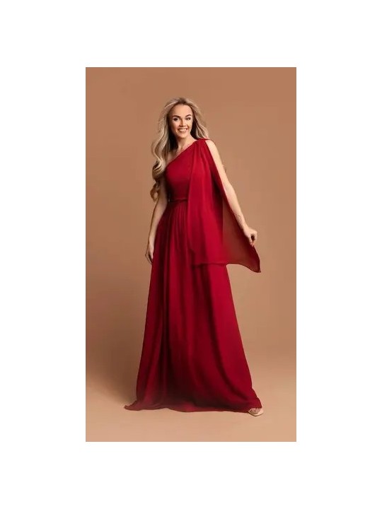 VESTIDO DE FIESTA DAMA CAPA