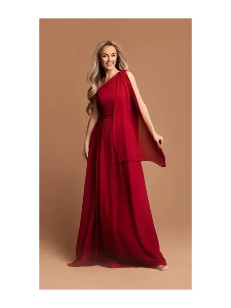 VESTIDO DE FIESTA DAMA CAPA