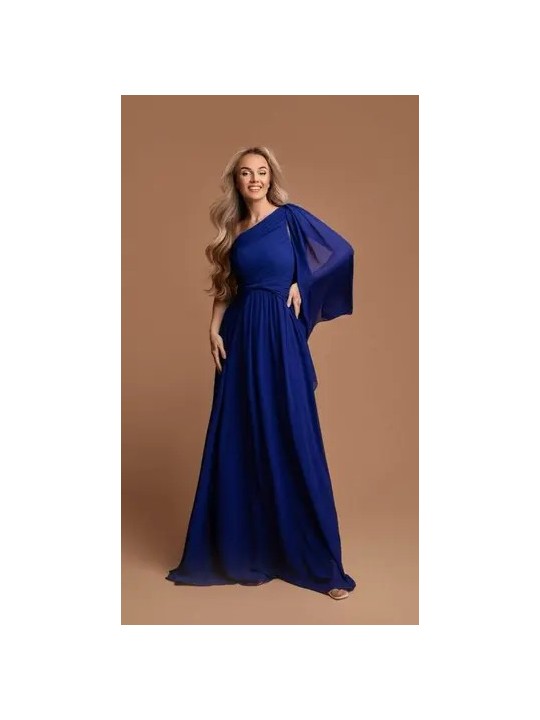 VESTIDO DE FIESTA DAMA CAPA