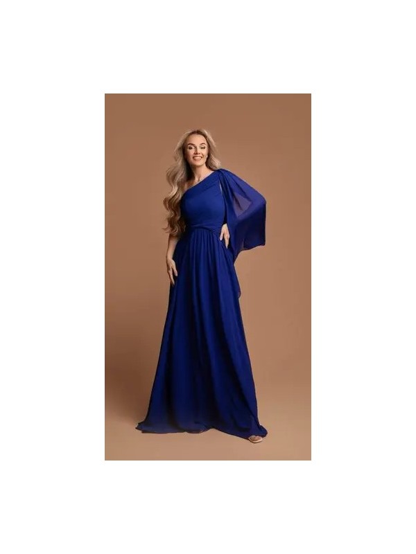 VESTIDO DE FIESTA DAMA CAPA