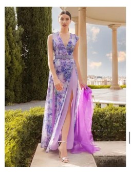 VESTIDO DE FIESTA MALVA