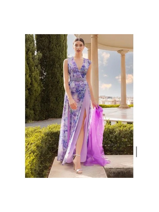 VESTIDO DE FIESTA MALVA