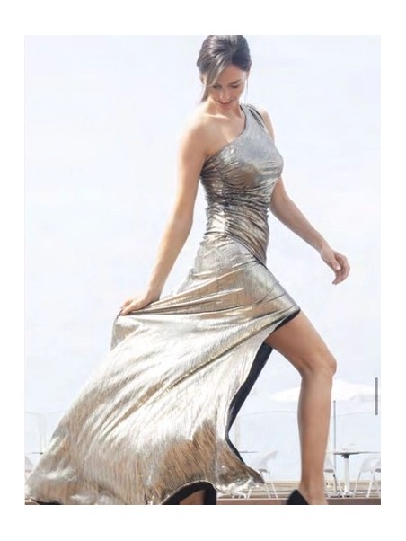 VESTIDO DE FIESTA SIENA GOLD