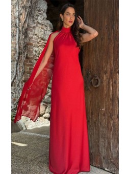 VESTIDO DE FIESTA HALTER