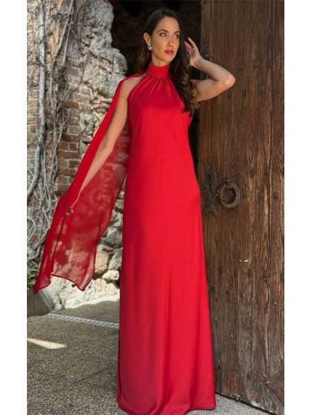 VESTIDO DE FIESTA HALTER