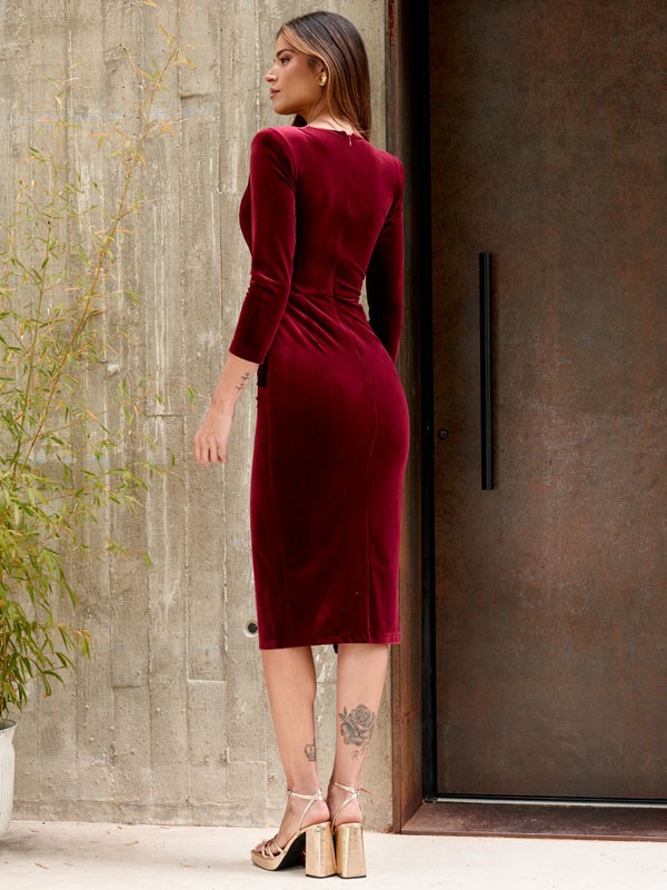 VESTIDO DE FIESTA MARTA TERCIOPELO