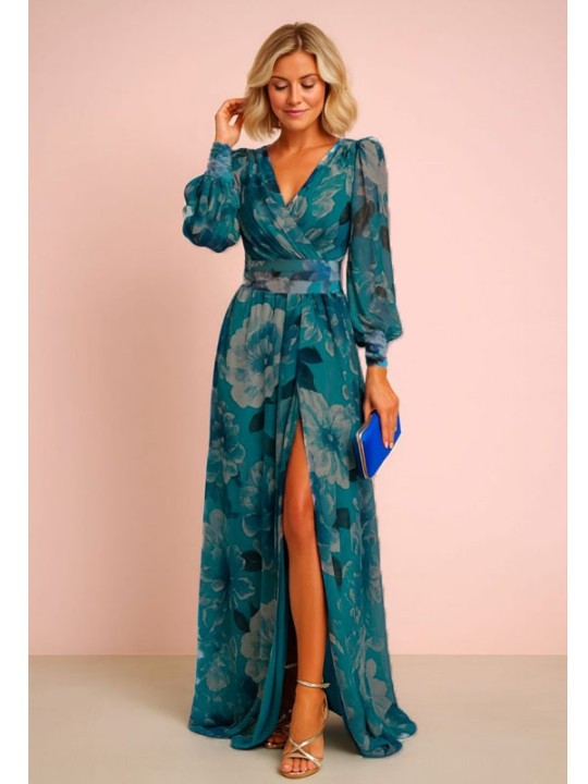 VESTIDO DE FIESTA MARTINA FLORAL