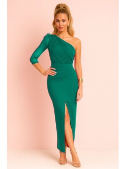 VESTIDO DE FIESTA MENORCA ASIMETRICO