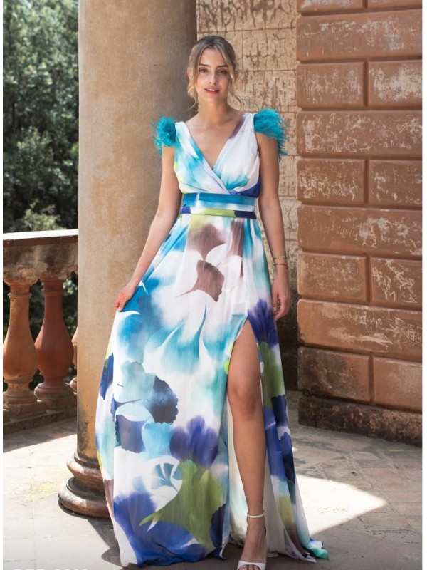 VESTIDO DE FIESTA SOFIA EST. FLORAL