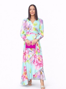 VESTIDO DE FIESTA BELMA ESTAMPADO
