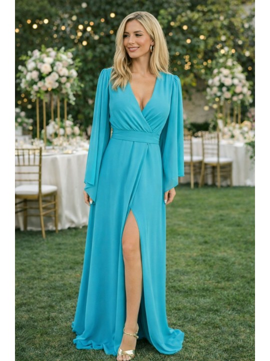 VESTIDO DE FIESTA MADAGASCAR LISO