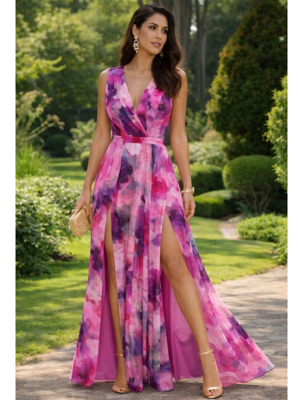 VESTIDO DE FIESTA TROPICANA