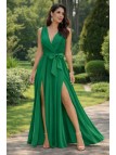 VESTIDO DE FIESTA TROPICANA LISO