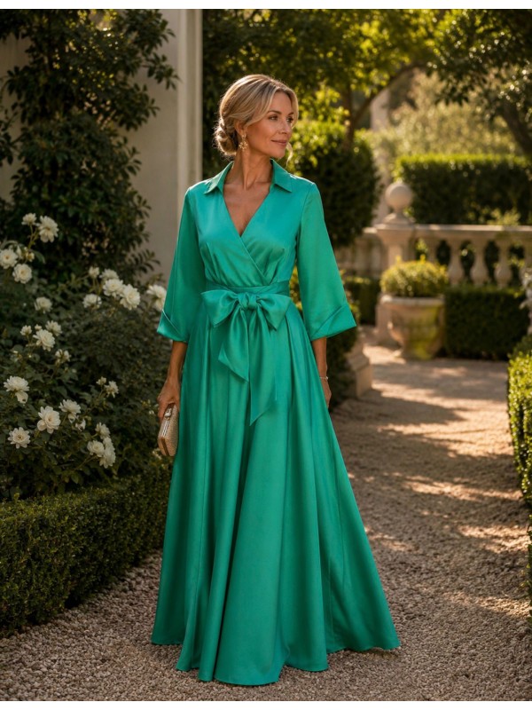 VESTIDO DE FIESTA PRISCILA VERDE