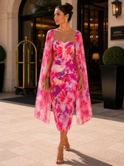 VESTIDO MIDI VICTORIA ESTAMPADO