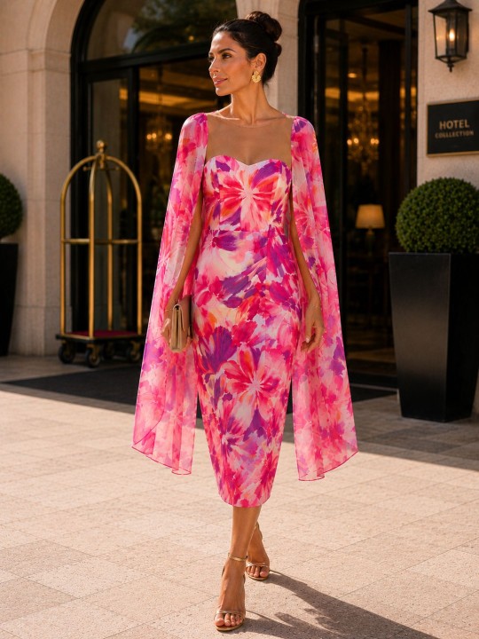 VESTIDO MIDI VICTORIA ESTAMPADO