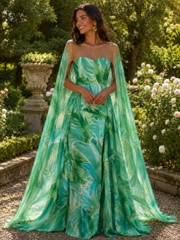 VESTIDO LARGO VICTORIA ESTAMPADO