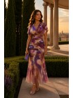 VESTIDO DE FIESTA ACUARELA