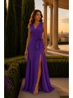 VESTIDO DE FIESTA TROPICANA LISO