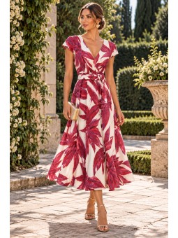 VESTIDO DE FIESTA PRAGA ESTAMPADO