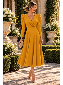 VESTIDO DE FIESTA PRAGA LISO