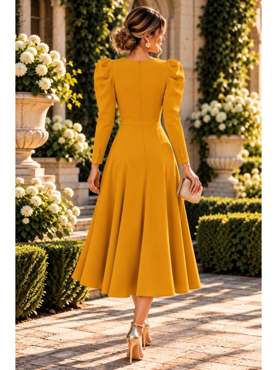 VESTIDO DE FIESTA PRAGA LISO