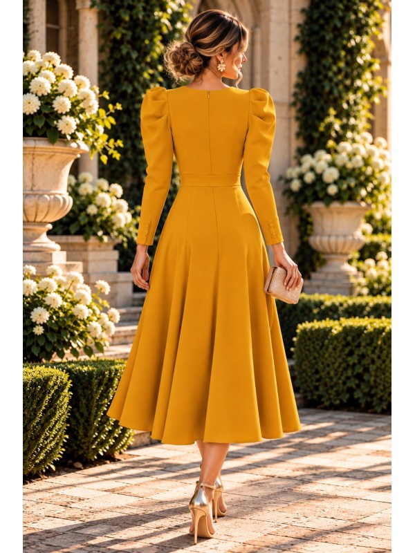 VESTIDO DE FIESTA PRAGA LISO