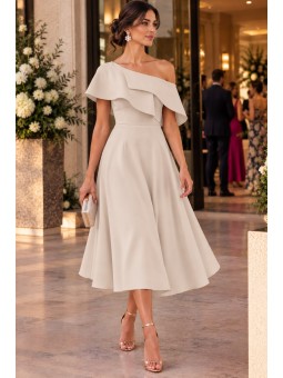 VESTIDO DE FIESTA MARFIL