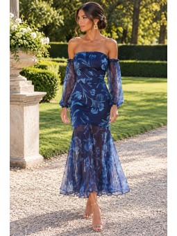 VESTIDO DE FIESTA CATALINA ESTAMPADO