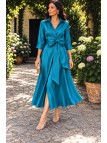 VESTIDO DE FIESTA CAMISERO MIDI