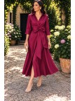 VESTIDO DE FIESTA CAMISERO MIDI