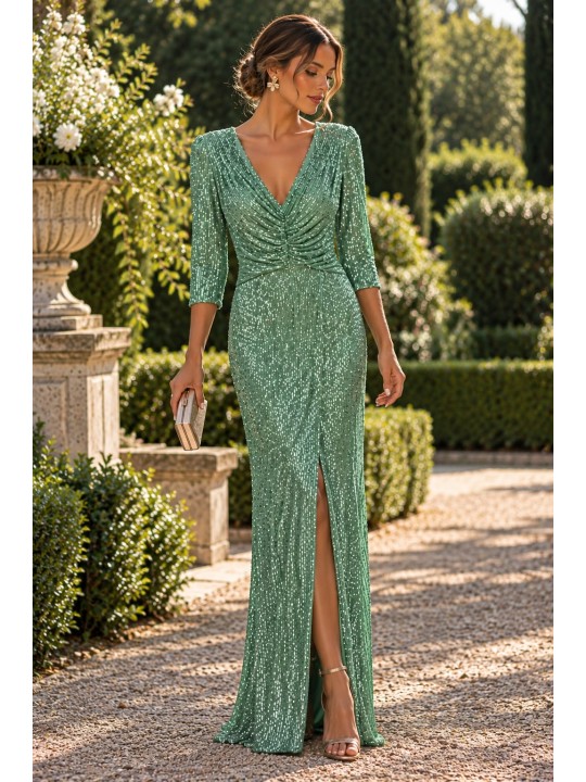 VESTIDO DE FIESTA ESMERALDA